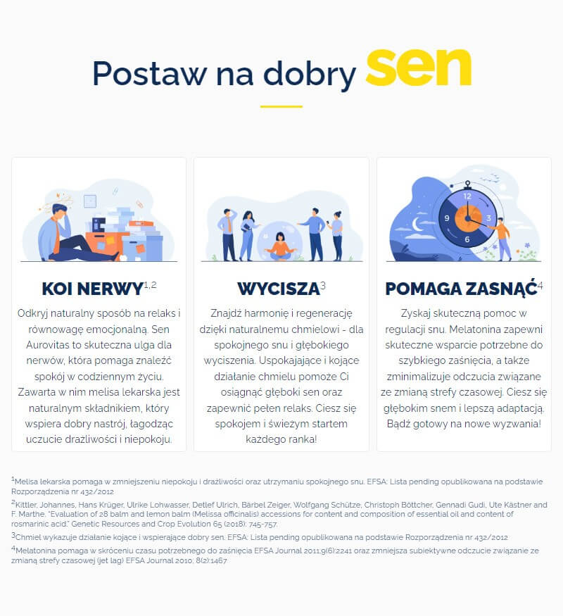 Sen AUROVITAS-melatonina_lek_apteka_poznanska_zalety